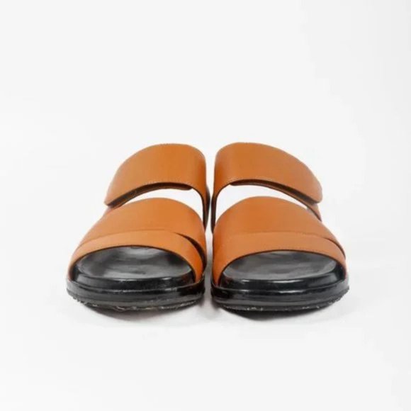 Marni Fussbett Brown Leather Sandals - Picture 2 of 10